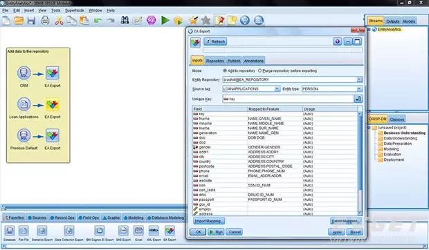 SPSS Modeler-entity-analytics